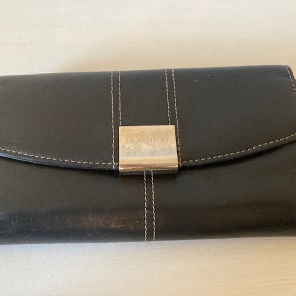 Kenneth Cole Black Leather Wallet - Picture 1 of 7